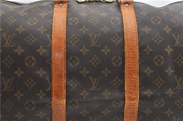 Authentic Louis Vuitton Monogram Keepall Bandouliere 55 M41414 Boston Bag 2085G