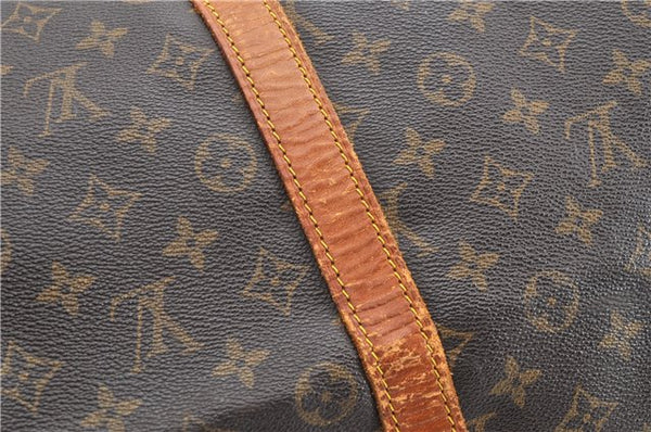 Authentic Louis Vuitton Monogram Keepall Bandouliere 55 M41414 Boston Bag 2085G