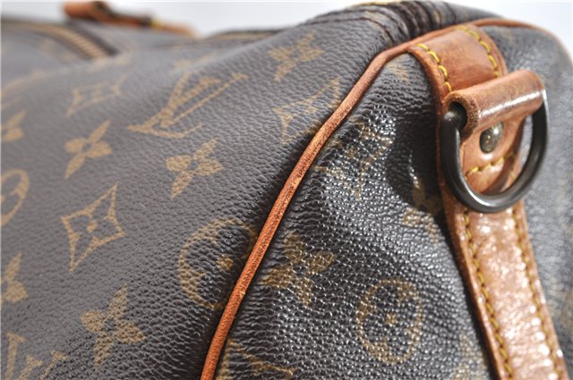 Authentic Louis Vuitton Monogram Keepall Bandouliere 55 M41414 Boston Bag 2085G