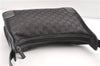Authentic GUCCI Vintage Shoulder Hand Bag GG Canvas Leather 0014205 Black 2086G