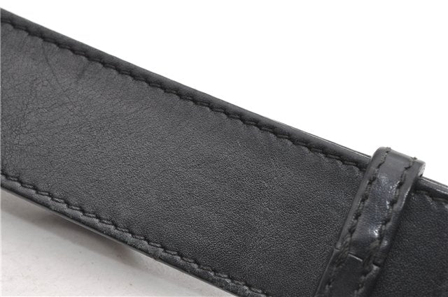 Authentic GUCCI Vintage Shoulder Hand Bag GG Canvas Leather 0014205 Black 2086G