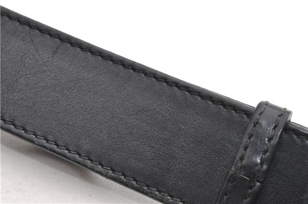 Authentic GUCCI Vintage Shoulder Hand Bag GG Canvas Leather 0014205 Black 2086G