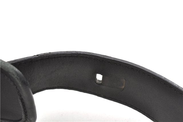 Authentic GUCCI Vintage Shoulder Hand Bag GG Canvas Leather 0014205 Black 2086G