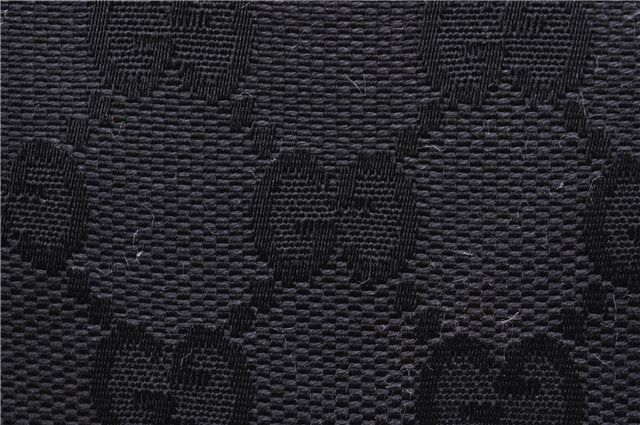 Authentic GUCCI Vintage Shoulder Hand Bag GG Canvas Leather 0014205 Black 2086G