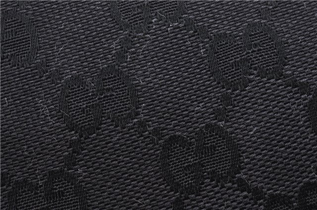 Authentic GUCCI Vintage Shoulder Hand Bag GG Canvas Leather 0014205 Black 2086G