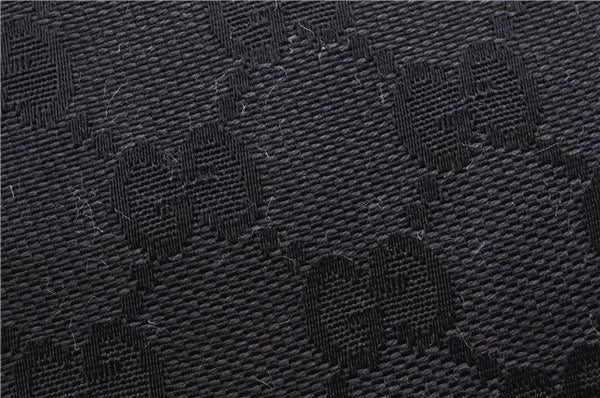 Authentic GUCCI Vintage Shoulder Hand Bag GG Canvas Leather 0014205 Black 2086G