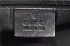 Authentic GUCCI Vintage Shoulder Hand Bag GG Canvas Leather 0014205 Black 2086G