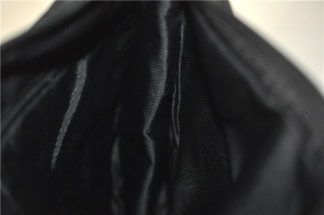 Authentic GUCCI Vintage Shoulder Hand Bag GG Canvas Leather 0014205 Black 2086G