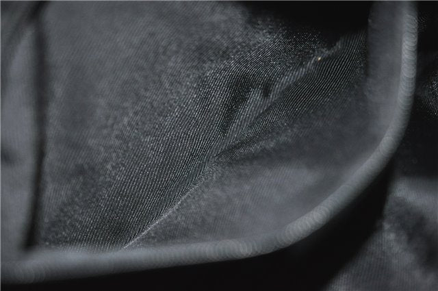 Authentic GUCCI Vintage Shoulder Hand Bag GG Canvas Leather 0014205 Black 2086G