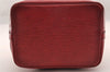 Authentic Louis Vuitton Epi Petit Noe Shoulder Drawstring Bag M44107 Red 2086I