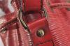Authentic Louis Vuitton Epi Petit Noe Shoulder Drawstring Bag M44107 Red 2086I