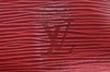 Authentic Louis Vuitton Epi Petit Noe Shoulder Drawstring Bag M44107 Red 2086I