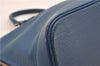 Authentic Louis Vuitton Epi Alma PM Hand Bag Blue M52145 LV 2087G