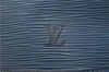 Authentic Louis Vuitton Epi Alma PM Hand Bag Blue M52145 LV 2087G