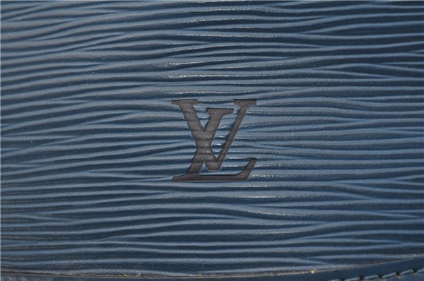 Authentic Louis Vuitton Epi Alma PM Hand Bag Blue M52145 LV 2087G