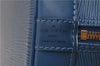 Authentic Louis Vuitton Epi Alma PM Hand Bag Blue M52145 LV 2087G