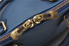 Authentic Louis Vuitton Epi Alma PM Hand Bag Blue M52145 LV 2087G