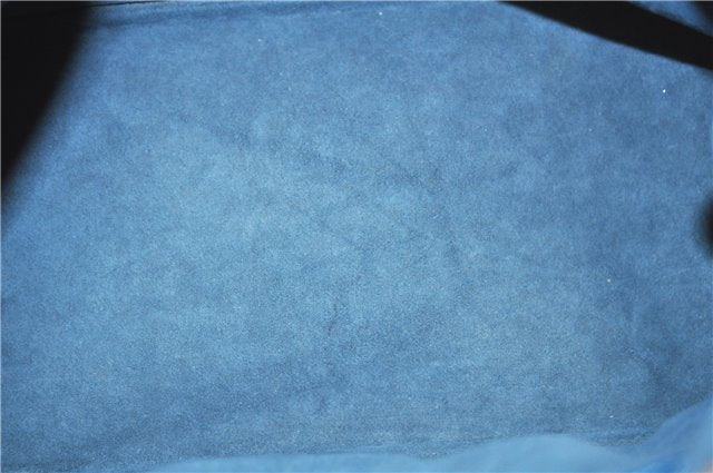 Authentic Louis Vuitton Epi Alma PM Hand Bag Blue M52145 LV 2087G