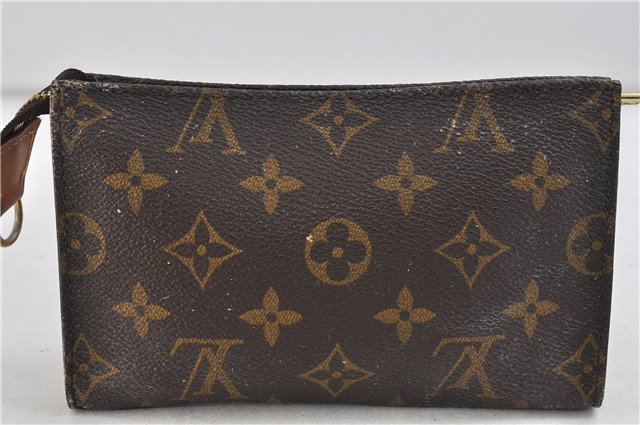 Authentic LOUIS VUITTON Monogram Pouch Purse For Bucket PM LV 2088C