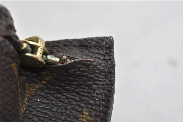 Authentic LOUIS VUITTON Monogram Pouch Purse For Bucket PM LV 2088C