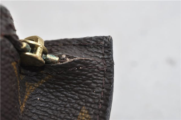 Authentic LOUIS VUITTON Monogram Pouch Purse For Bucket PM LV 2088C