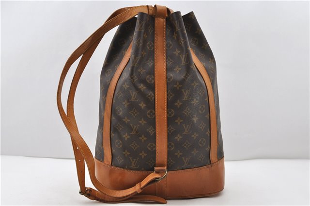 Authentic Louis Vuitton Monogram Randonnee GM Shoulder Bag M42244 LV 2089D