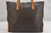 Authentic Louis Vuitton Monogram Cabas Mezzo Shoulder Tote Bag M51151 LV 2089I