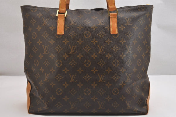 Authentic Louis Vuitton Monogram Cabas Mezzo Shoulder Tote Bag M51151 LV 2089I