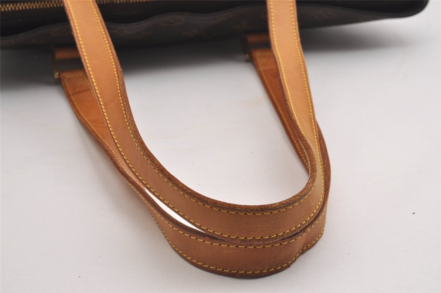 Authentic Louis Vuitton Monogram Cabas Mezzo Shoulder Tote Bag M51151 LV 2089I