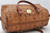 Authentic MCM Visetos Leather Vintage Shoulder Hand Bag Brown 2090D