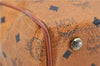 Authentic MCM Visetos Leather Vintage Shoulder Hand Bag Brown 2090D