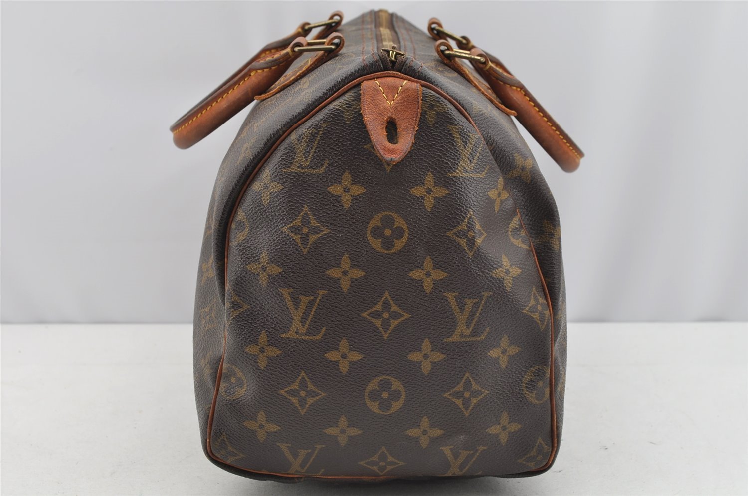 Authentic Louis Vuitton Monogram Speedy 30 Hand Boston Bag M41526 LV Junk 2090I