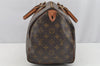 Authentic Louis Vuitton Monogram Speedy 30 Hand Boston Bag M41526 LV Junk 2090I