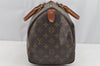 Authentic Louis Vuitton Monogram Speedy 30 Hand Boston Bag M41526 LV Junk 2090I