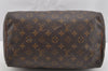 Authentic Louis Vuitton Monogram Speedy 30 Hand Boston Bag M41526 LV Junk 2090I