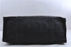 Authentic MCM Leather Vintage Shoulder Tote Bag PVC Black 2091D