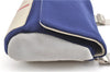 Authentic PRADA Sports Polyurethane Leather Shoulder Cross Bag Navy Blue 2091G