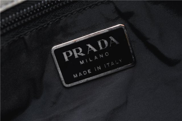 Authentic PRADA Sports Polyurethane Leather Shoulder Cross Bag Navy Blue 2091G