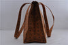 Authentic MCM Visetos Leather Vintage Shoulder Tote Bag Brown  2092D