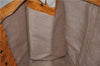 Authentic MCM Visetos Leather Vintage Shoulder Tote Bag Brown  2092D