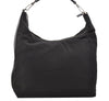 Authentic GUCCI Vintage Shoulder Hand Bag Nylon Leather Black  2092G