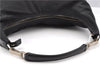 Authentic GUCCI Vintage Shoulder Hand Bag Nylon Leather Black  2092G