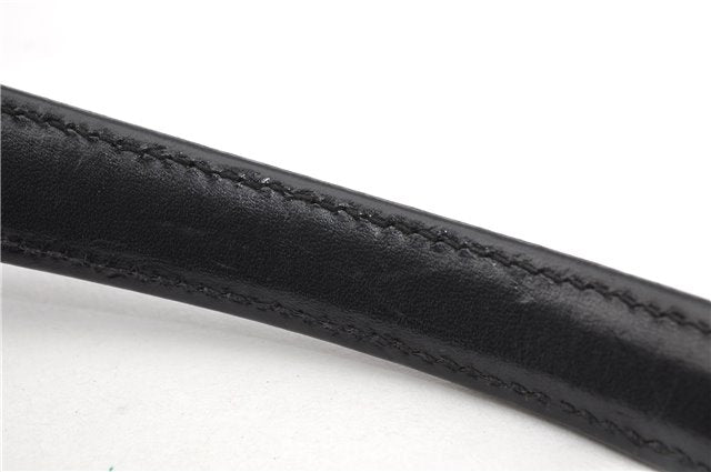 Authentic GUCCI Vintage Shoulder Hand Bag Nylon Leather Black  2092G