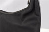 Authentic GUCCI Vintage Shoulder Hand Bag Nylon Leather Black  2092G
