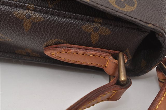 Authentic Louis Vuitton Monogram Saint Cloud MM M51243 Shoulder Bag Junk 2093G