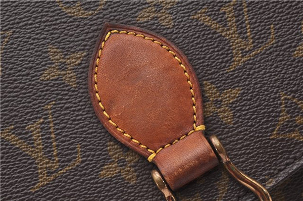 Authentic Louis Vuitton Monogram Saint Cloud MM M51243 Shoulder Bag Junk 2093G