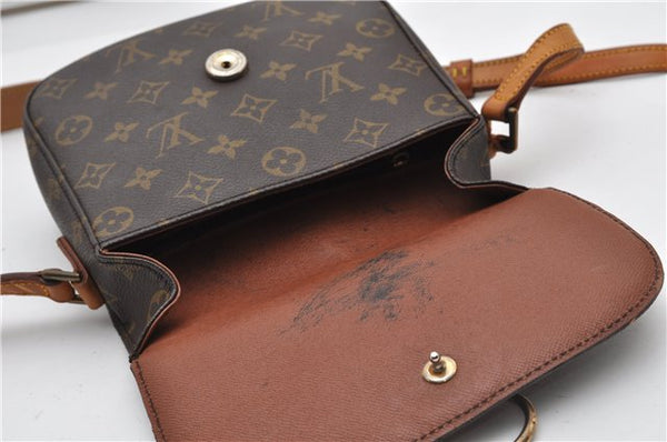 Authentic Louis Vuitton Monogram Saint Cloud MM M51243 Shoulder Bag Junk 2093G