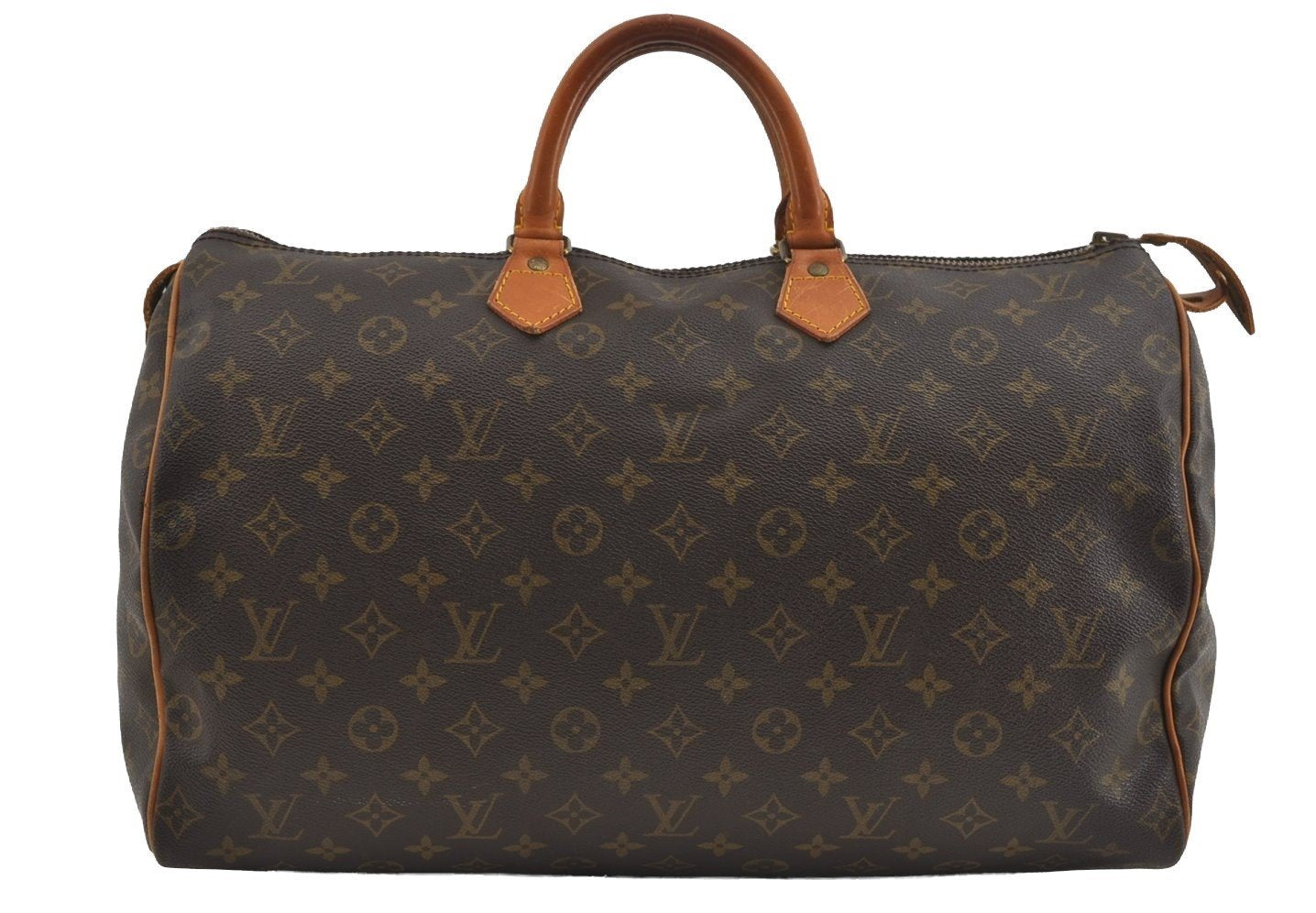 Authentic Louis Vuitton Monogram Speedy 40 Hand Boston Bag Old Model LV 2093I