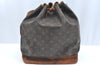 Authentic Louis Vuitton Monogram Noe Shoulder Drawstring Bag M42224 LV 2094F