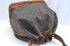 Authentic Louis Vuitton Monogram Noe Shoulder Drawstring Bag M42224 LV 2094F